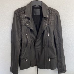 All Saints Leather Jacket (Medium)